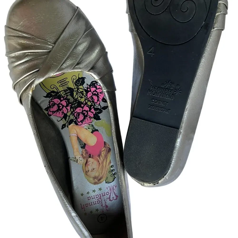 Hanna Montana shimmering slip-on shoe size 4